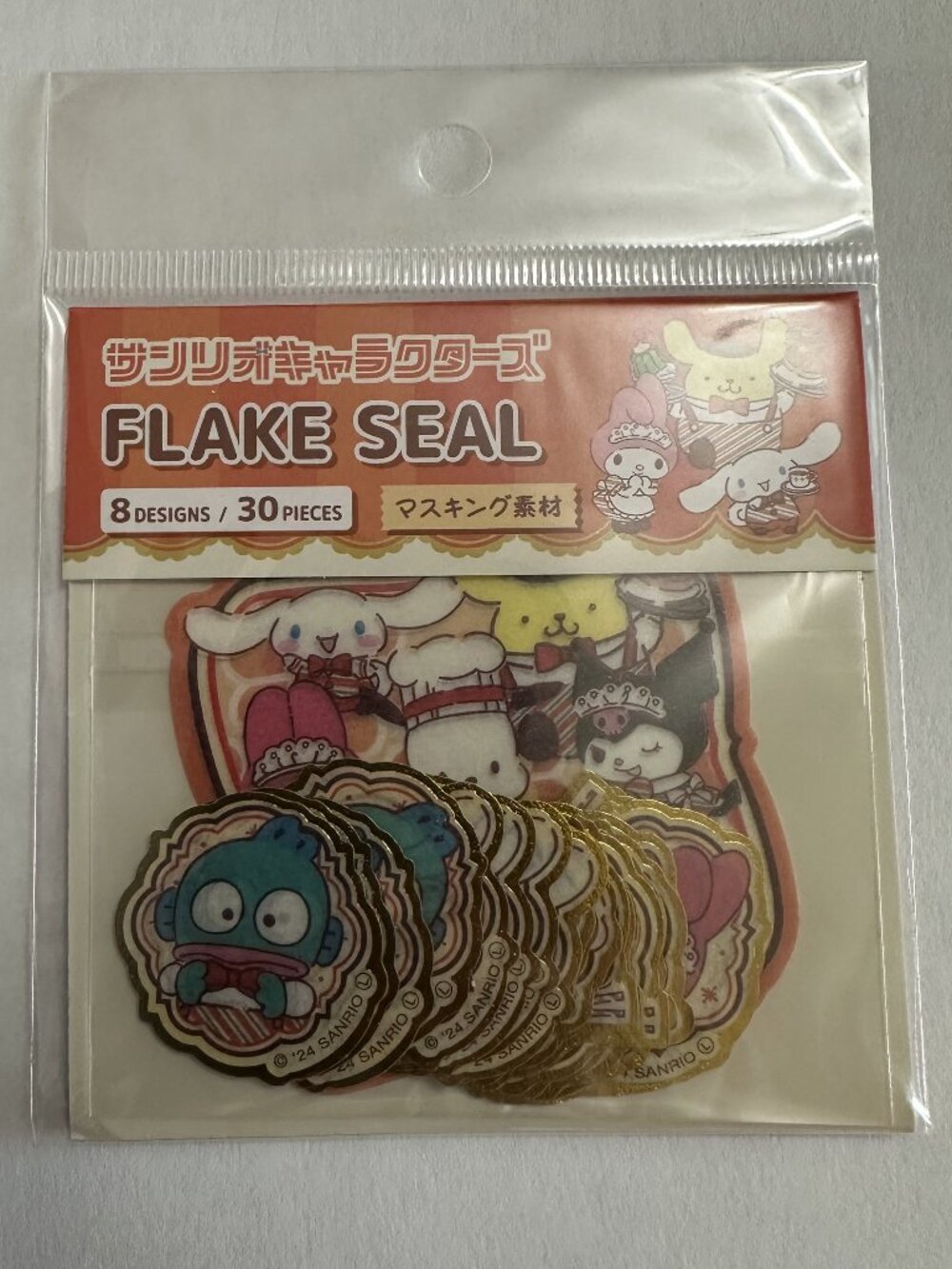 Sanrio Characters Flake Seal Sticker Pack